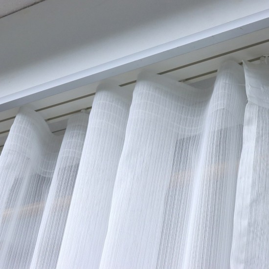 Laura 140x260 cm Wholesale Tulle Curtain Living and Bedroom Curtains 3 Models 100% Polyester